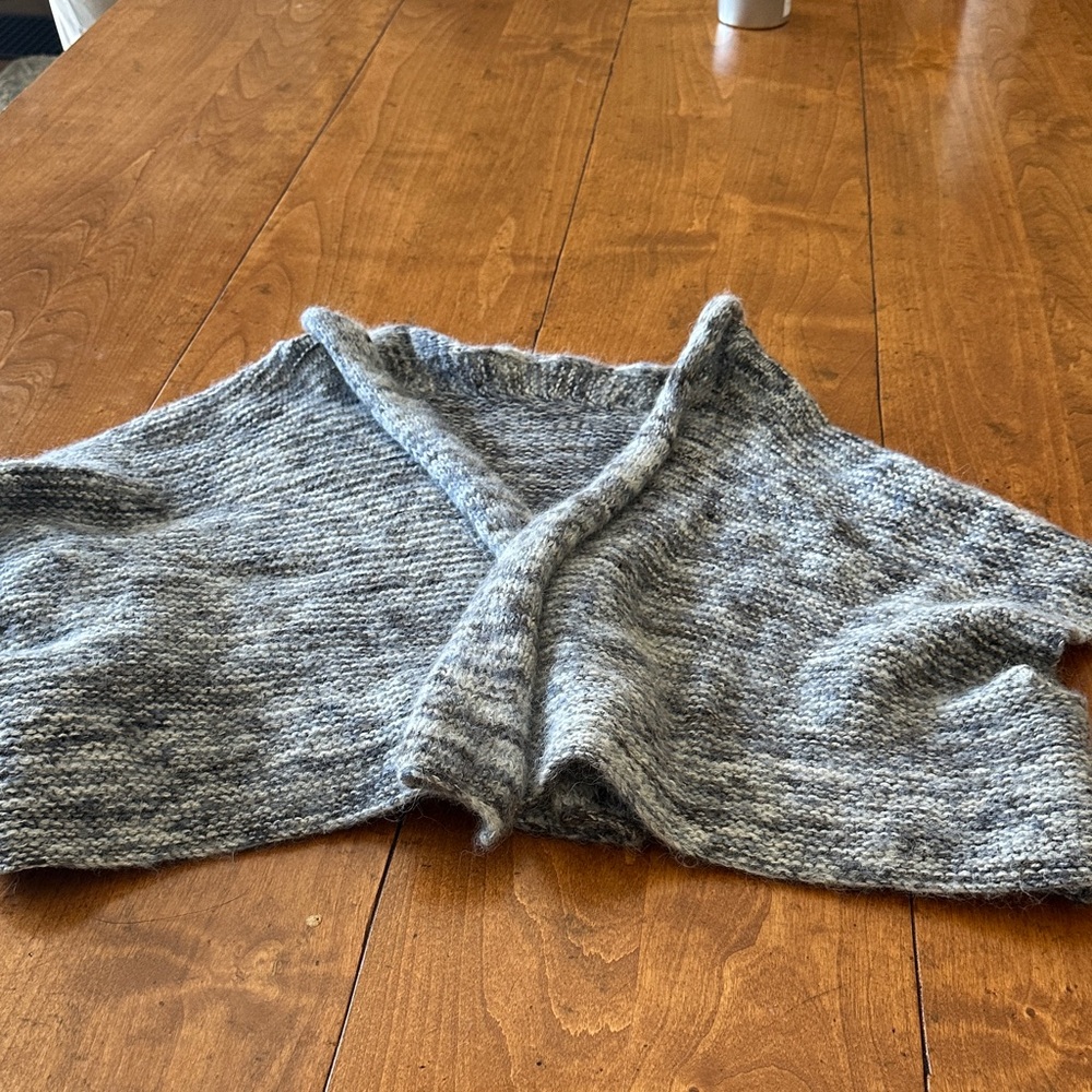 Elegant Heather Gray Women's Shrug